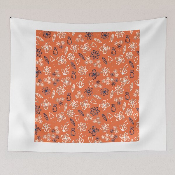 Item preview, Sketch of a Flower and Heart Motif designed and sold by Jamildesign.