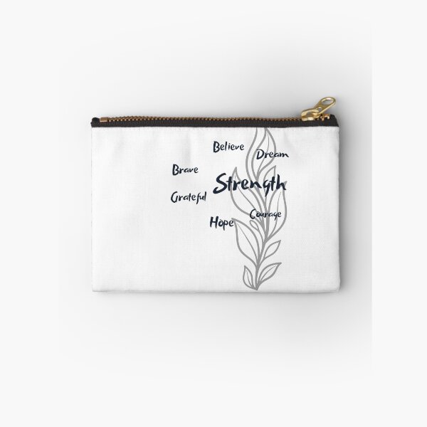 Item preview, Strength Believe Brave Dream Grateful Courage Hope Workart designed and sold by SapphireOne.