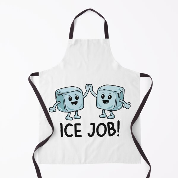 Item preview, Ice Cube Pun “Ice Job!” – Cute Funny High Five Cartoon | Positive Encouragement & Congratulations Gift Design designed and sold by BrainBubbleArt.