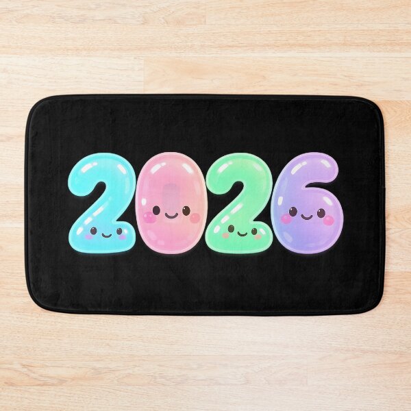 Item preview, Cute Pastel Kawaii 2026 Happy New Year Sticker designed and sold by SassyArtistry.
