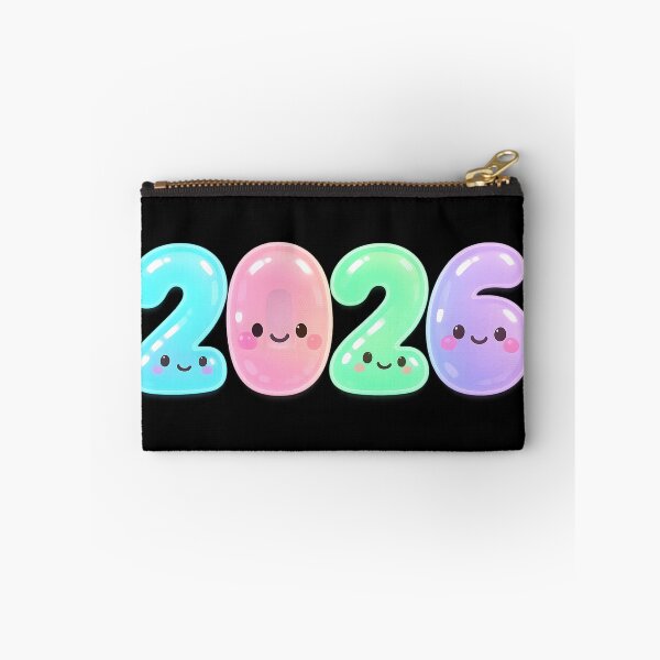 Item preview, Cute Pastel Kawaii 2026 Happy New Year Sticker designed and sold by SassyArtistry.