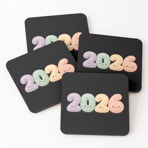 Item preview, Kawaii Stitched 2026 Cute New Year Sticker designed and sold by SassyArtistry.