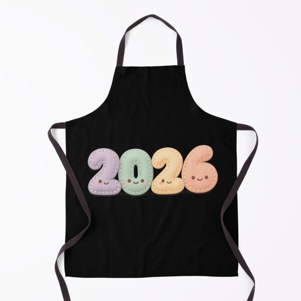 Item preview, Kawaii Stitched 2026 Cute New Year Sticker designed and sold by SassyArtistry.