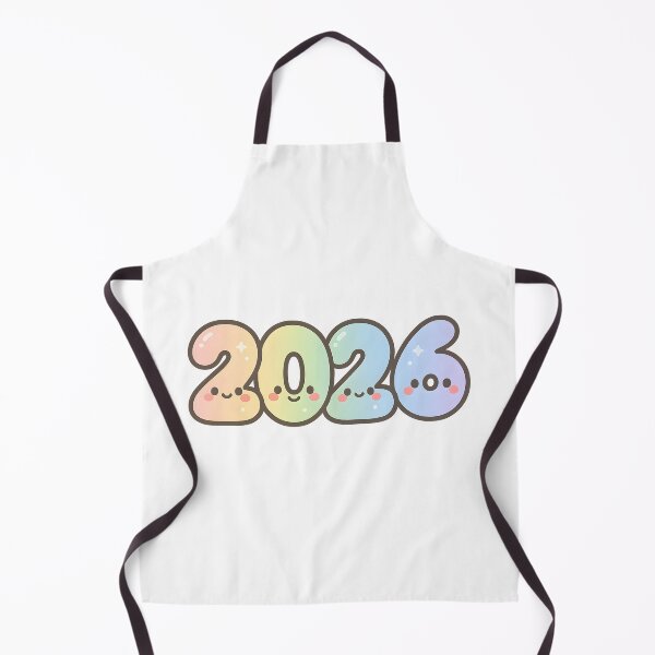 Item preview, Kawaii Gradient 2026 Cute New Year Sticker designed and sold by SassyArtistry.