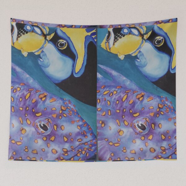 Item preview, Colorful Underwater scene of Grouper and Tropical Fish  designed and sold by Yogibear & Rachelle .