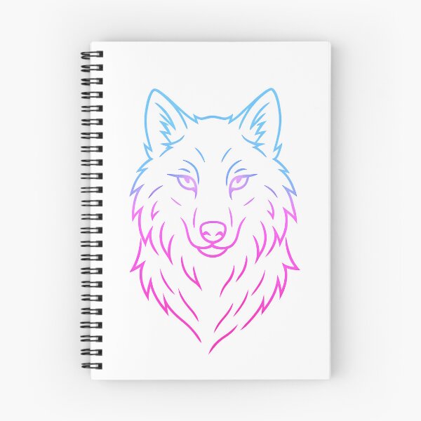 Item preview, Neon Wolf Glow – Cyber Spirit designed and sold by UmniTok.