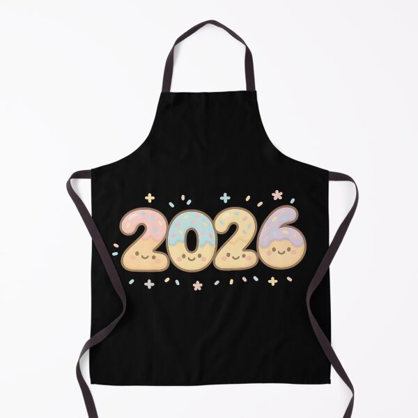 Item preview, Cute Donut Sprinkle 2026 Kawaii New Year Sticker designed and sold by SassyArtistry.