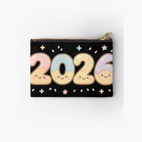 Item preview, Cute Donut Sprinkle 2026 Kawaii New Year Sticker designed and sold by SassyArtistry.
