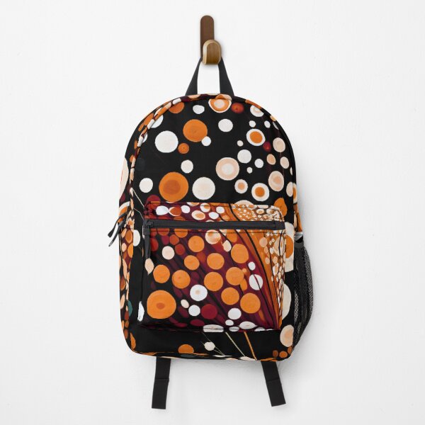 Item preview, FLOW BLOOM: Abstract Energy in Orange and White designed and sold by davidjulie.
