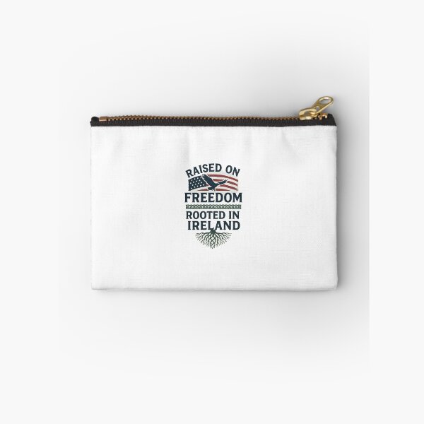 Item preview, Ireland Roots USA Freedom design – Irish American Pride Gift designed and sold by MayoToManhattan.