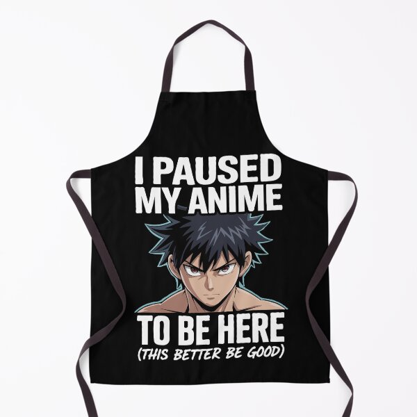 Item preview, I Paused My Anime To Be Here Funny Otaku Design - Anime Lover Gift - Cool Manga Boy Art for Gamers & Weebs designed and sold by BrainBubbleArt.