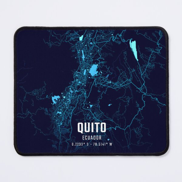 Item preview, Quito Midnight City Map designed and sold by HomeLivingCo.
