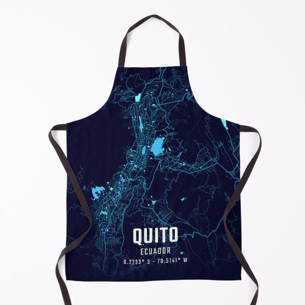 Item preview, Quito Midnight City Map designed and sold by HomeLivingCo.