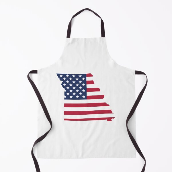 Item preview, Missouri USA Flag Silhouette – Stars and Stripes State Outline designed and sold by Paper Drip.