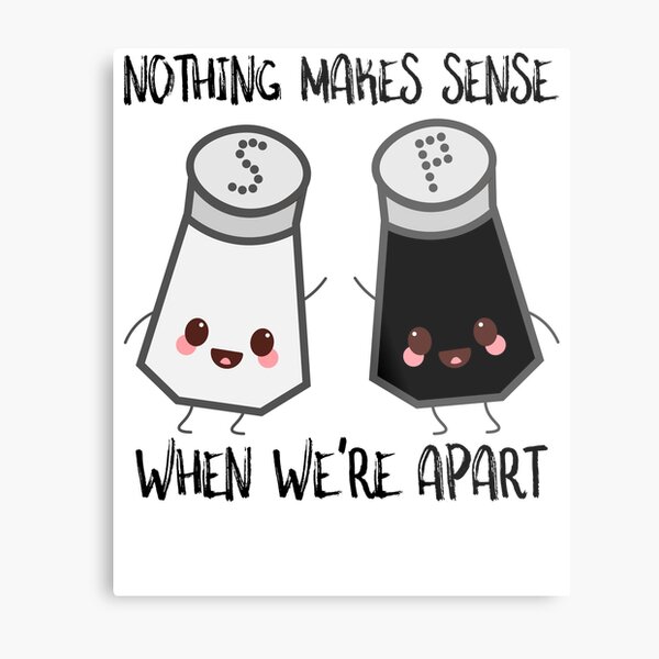 Salt And Pepper Best Friends Sticker for Sale by SusurrationStud