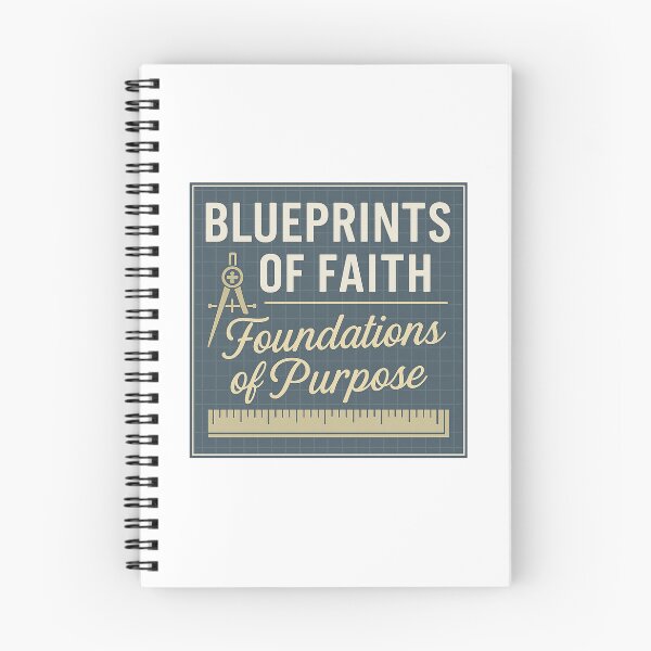 Item preview, Blueprints of Faith – Christian Purpose Design for Builders & Believers designed and sold by SoulThread Studio.