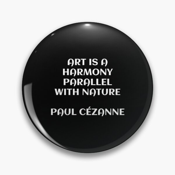 Item preview, Art is a harmony parallel with nature - Paul Cezanne quote designed and sold by Inspirationmotivation.