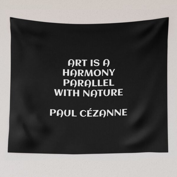 Item preview, Art is a harmony parallel with nature - Paul Cezanne quote designed and sold by Inspirationmotivation.