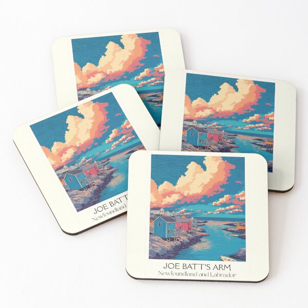 Item preview, Joe Batt's Arm Newfoundland | Fogo Island Outport Art designed and sold by TuncGK.