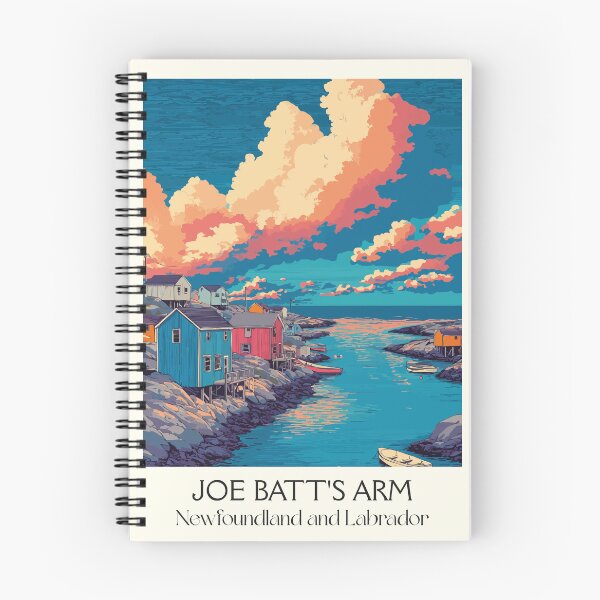 Item preview, Joe Batt's Arm Newfoundland | Fogo Island Outport Art designed and sold by TuncGK.