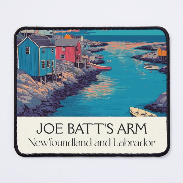 Item preview, Joe Batt's Arm Newfoundland | Fogo Island Outport Art designed and sold by TuncGK.