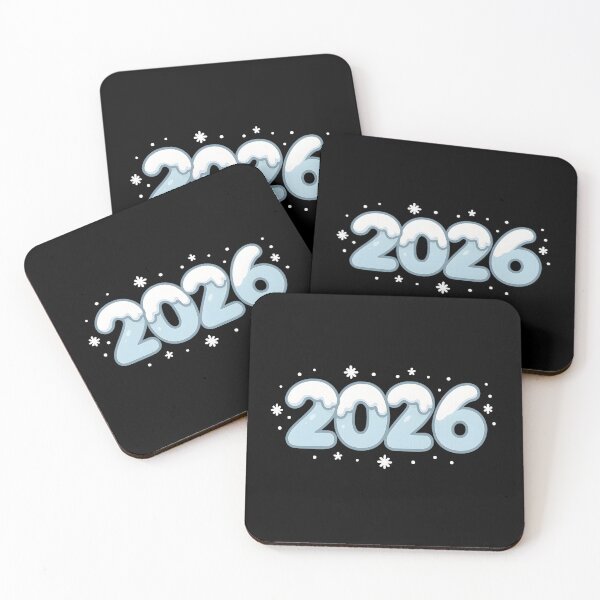 Item preview, Snowy Winter 2026 New Year Sticker designed and sold by SassyArtistry.