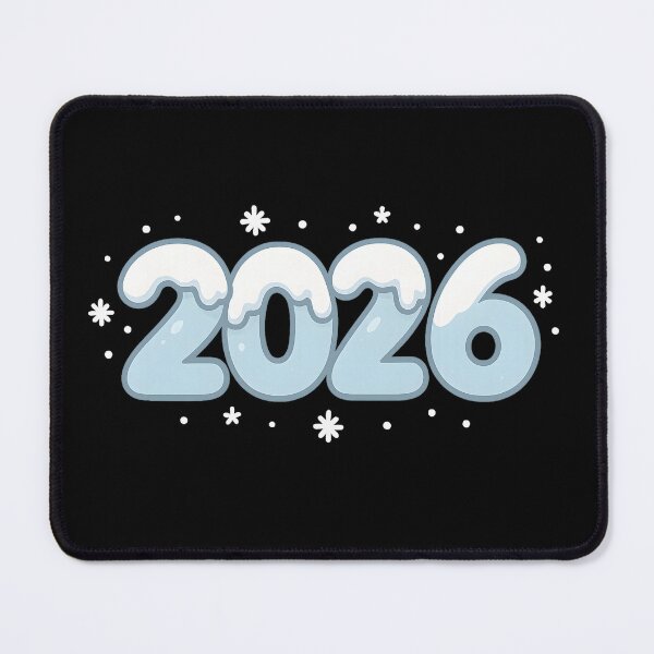 Item preview, Snowy Winter 2026 New Year Sticker designed and sold by SassyArtistry.