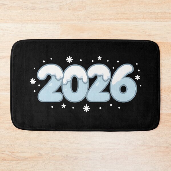 Item preview, Snowy Winter 2026 New Year Sticker designed and sold by SassyArtistry.
