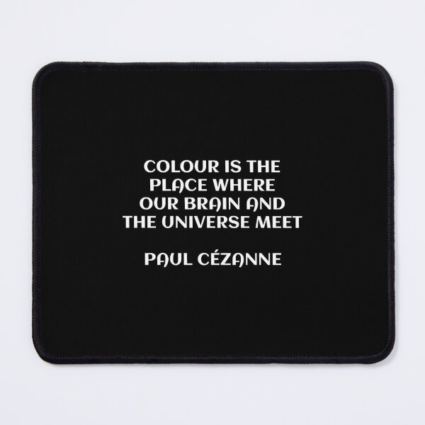Item preview, Colour is the place where our brain and the universe meet - Paul Cezanne quote designed and sold by Inspirationmotivation.