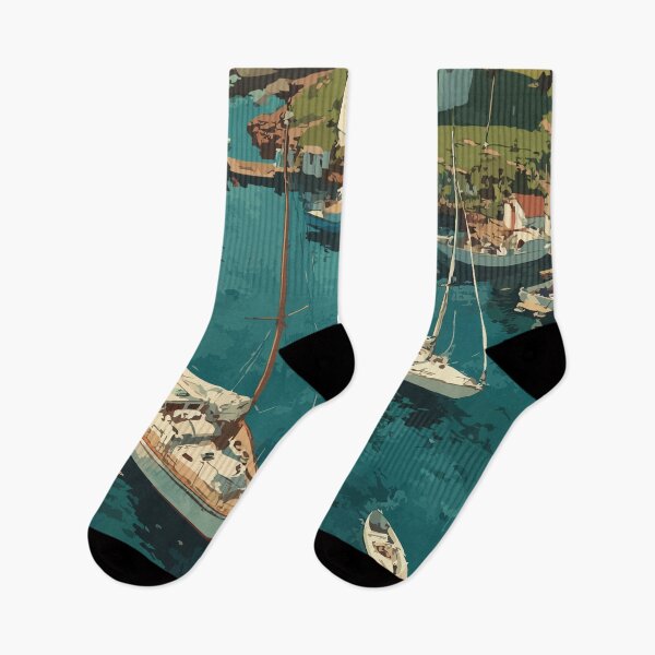 Item preview, Lewisporte Newfoundland | Notre Dame Bay Harbour Art designed and sold by TuncGK.