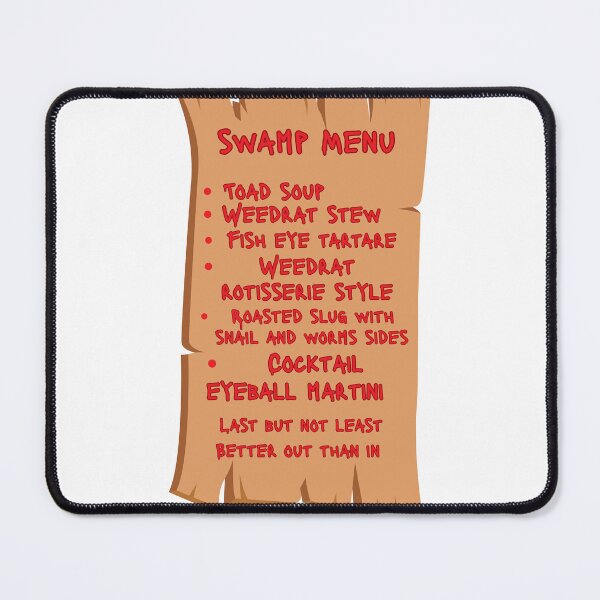 Item preview, Shrek Inspired Swamp Menu Design designed and sold by inallusha.