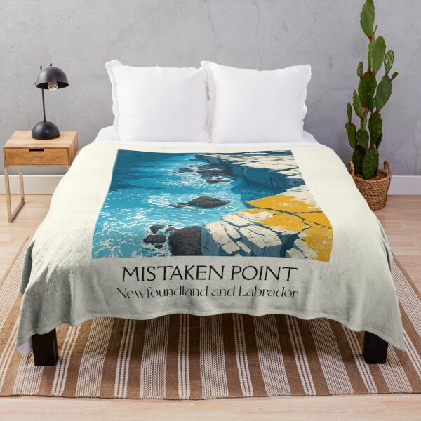 Item preview, Mistaken Point NL | UNESCO Fossil Site Art Print designed and sold by TuncGK.