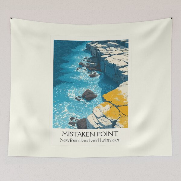 Item preview, Mistaken Point NL | UNESCO Fossil Site Art Print designed and sold by TuncGK.