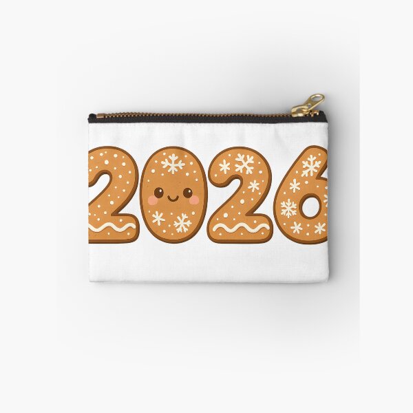 Item preview, Gingerbread 2026 Cute New Year Sticker designed and sold by SassyArtistry.