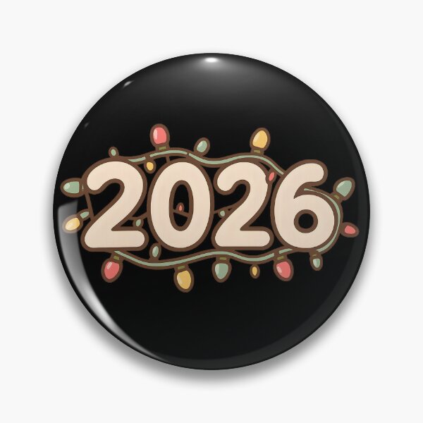Item preview, Christmas Lights 2026 Holiday New Year Sticker designed and sold by SassyArtistry.