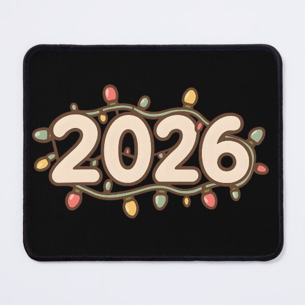 Item preview, Christmas Lights 2026 Holiday New Year Sticker designed and sold by SassyArtistry.