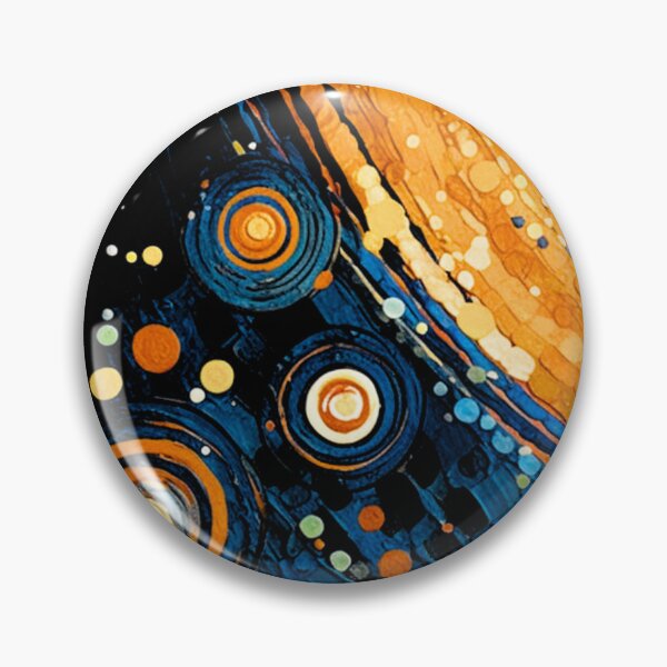 Item preview, GALACTIC DRIFT: Orbiting Lights in Midnight Bl designed and sold by davidjulie.