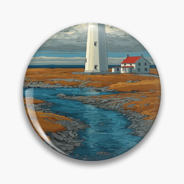 Item preview, Point Amour Labrador | Historic Lighthouse Art Print designed and sold by TuncGK.