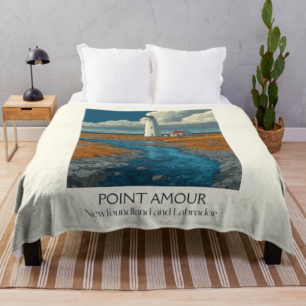 Item preview, Point Amour Labrador | Historic Lighthouse Art Print designed and sold by TuncGK.