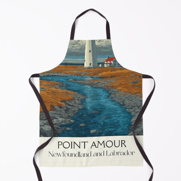 Item preview, Point Amour Labrador | Historic Lighthouse Art Print designed and sold by TuncGK.