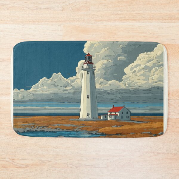 Item preview, Point Amour Labrador | Historic Lighthouse Art Print designed and sold by TuncGK.