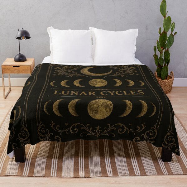 Item preview, Lunar Cycles Moon Phases Vintage Art designed and sold by freackly.