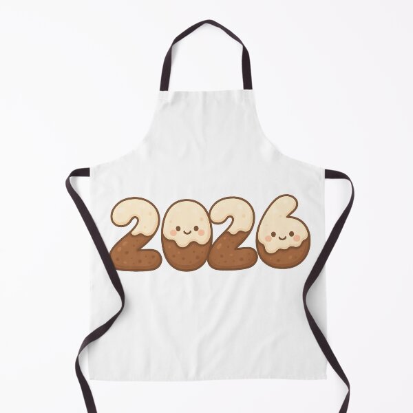 Item preview, Chocolate Dipped 2026 Cute New Year Sticker designed and sold by SassyArtistry.