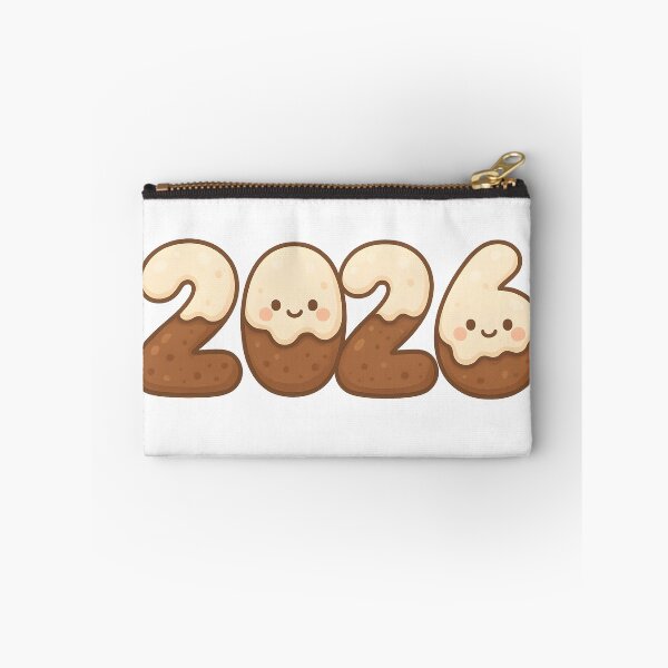 Item preview, Chocolate Dipped 2026 Cute New Year Sticker designed and sold by SassyArtistry.