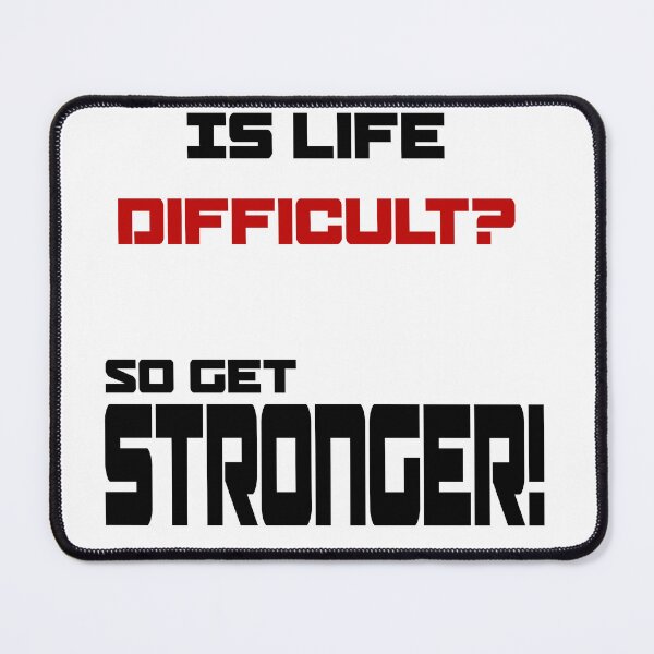 Item preview, If life gets tough, then get stronger. designed and sold by Frequencial.