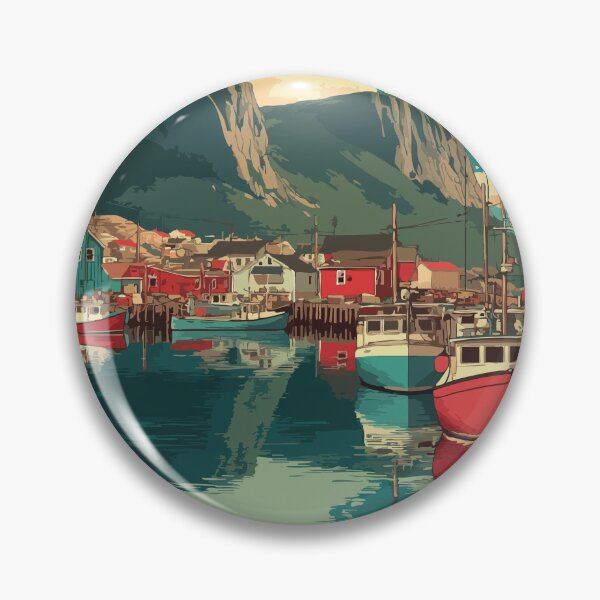 Item preview, Rocky Harbour Newfoundland | Gros Morne National Park Art designed and sold by TuncGK.