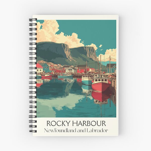 Item preview, Rocky Harbour Newfoundland | Gros Morne National Park Art designed and sold by TuncGK.