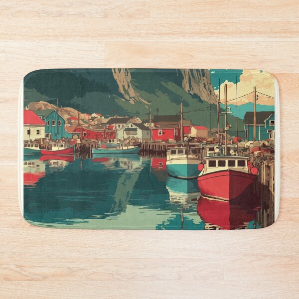 Item preview, Rocky Harbour Newfoundland | Gros Morne National Park Art designed and sold by TuncGK.