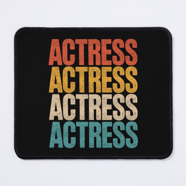 Item preview, Actress Vintage Style Retro Typography Design designed and sold by FreshVibe Prints.