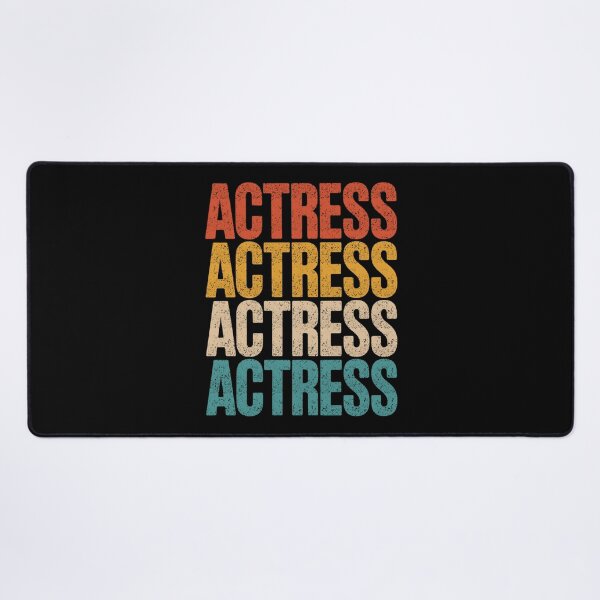 Item preview, Actress Vintage Style Retro Typography Design designed and sold by FreshVibe Prints.